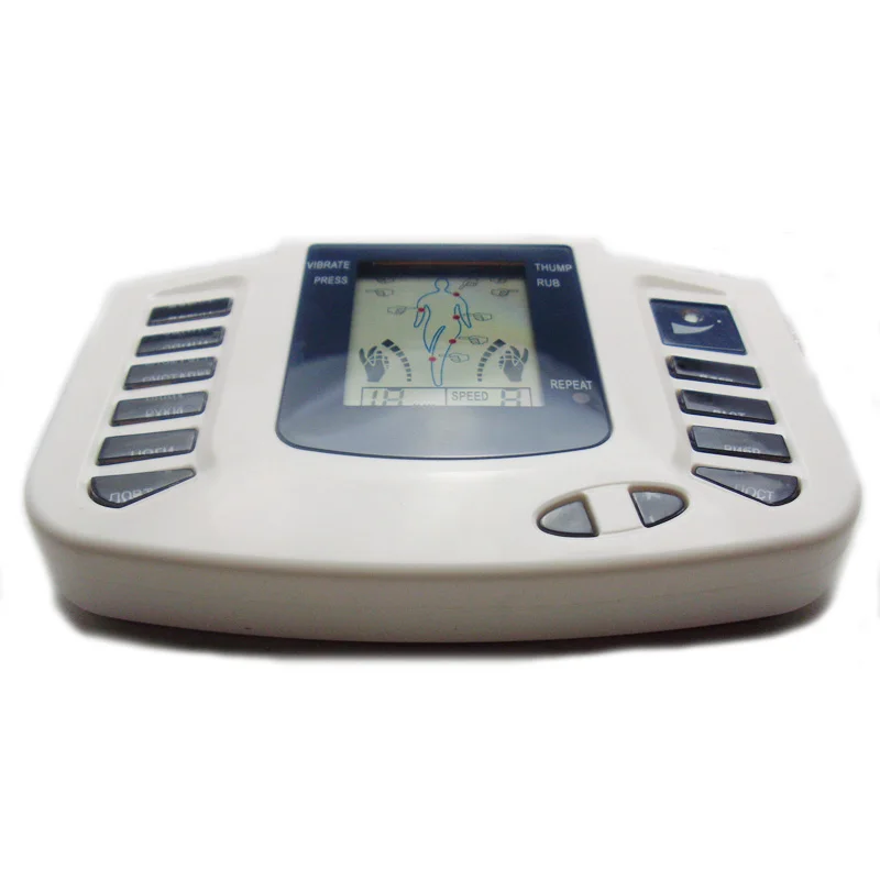 Russian Version Electronic Body Slimming Pulse Massage for Muscle Relax Pain Relief Stimulator Tens Acupuncture Therapy Mach