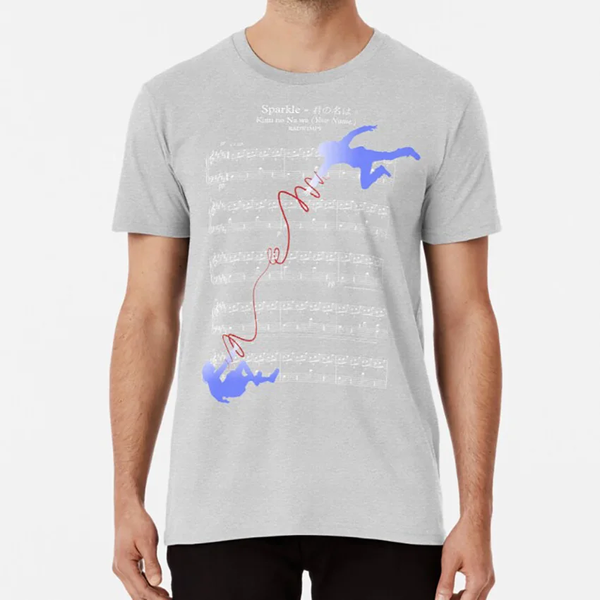 Kimi No Na Wa - Your Name T Shirt Your Name Kimi No Na Wa Anime Ghibli Sparkle Radwimps Piano