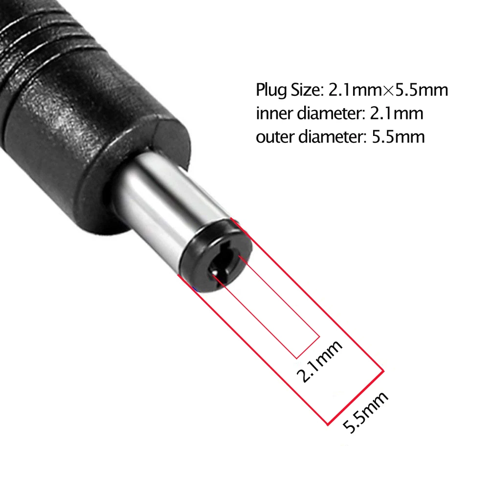 DC 12V Power Extension Cable 5.5*2.1mm Power Cord 3m 6m 9m for CCTV Surveillance Camera Router LED Strip Radio Printer