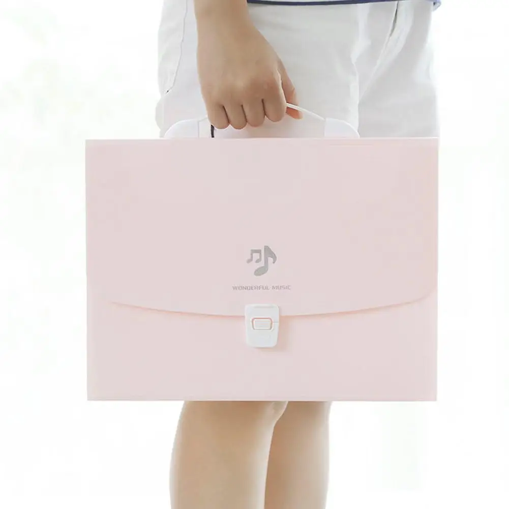 2 confezioni cartella di File espandibile portatile di grande capacità cartella espandibile portafoglio fattura ricevuta lettera fisarmonica organizzatore di documenti