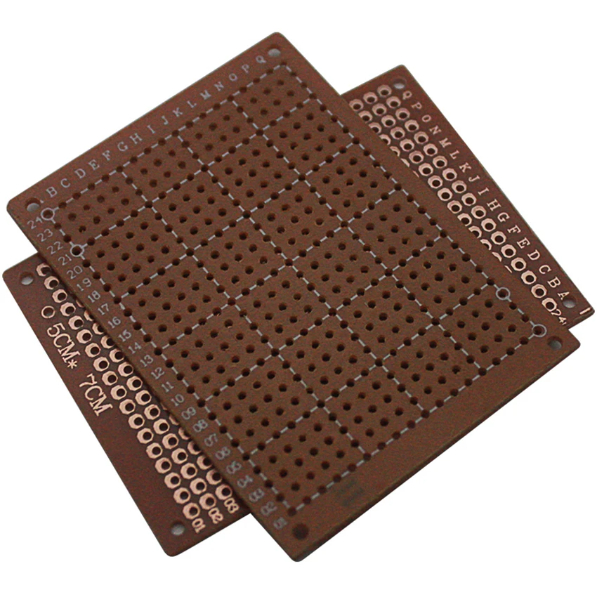 5PCS/Lot 5*7CM Single Sided PCB Board Prototype for DIY Soldering Welding Electronic Universal Breadboard Printed Circuit Board