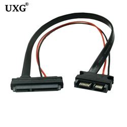 SATA Adapter Cable Serial ATA 22Pin 7+15 Female to Slimline SATA 13Pin 7+6 Male Connector Conterver Cables 30CM