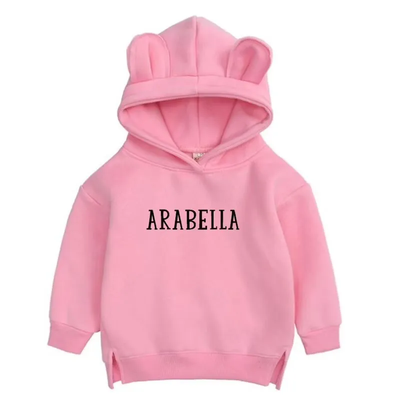 

Personalised Children's Bear Hoodie | Childrens Clothing | Bear Hoody/Jumper | Gifts for Children | Name Jumper | Custom Hoodie