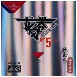 Tornado V5 Table Tennis Rubber, Pimples in Racquet Sports, Fast Attack Loop rubbers, Internal Energy Rubber, Wholesale Reactor