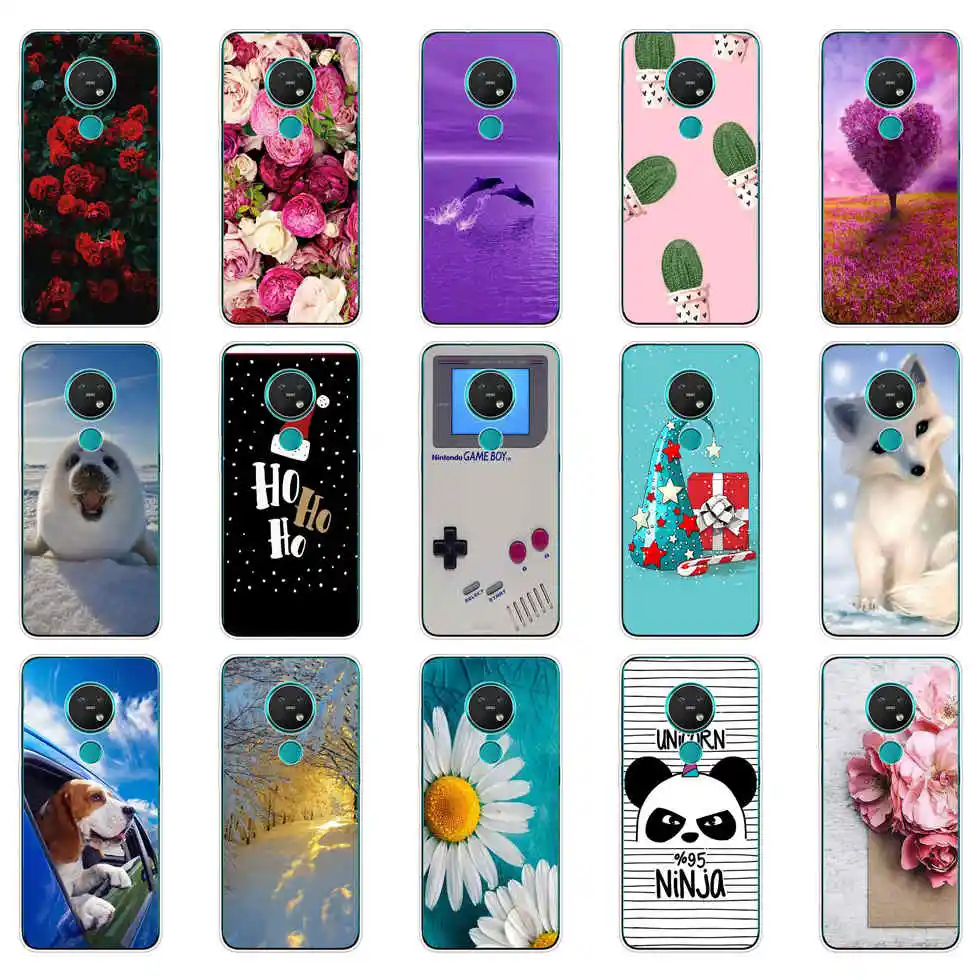 For Coque Nokia 7.2 Case Silicone  Soft TPU Back Cover For Nokia 7.2 Phone Case Nokia7.2 2019 Shell Bumper image 2