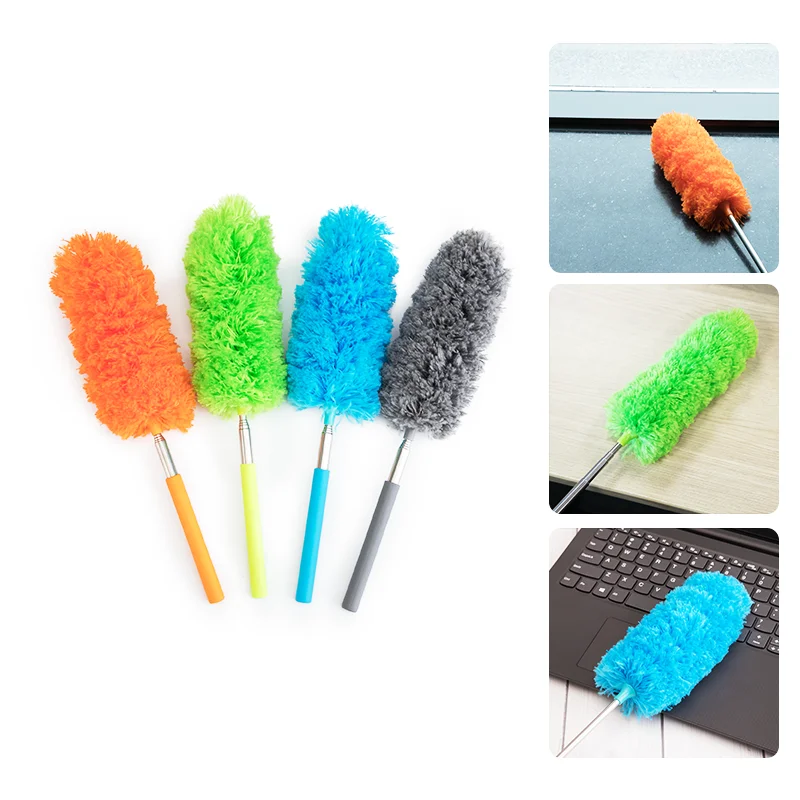 2021 Dust Collector Microfiber Dust Removal Brush Lengthened Elastic Fiber Household Auto Furniture Home Cleaning Brush