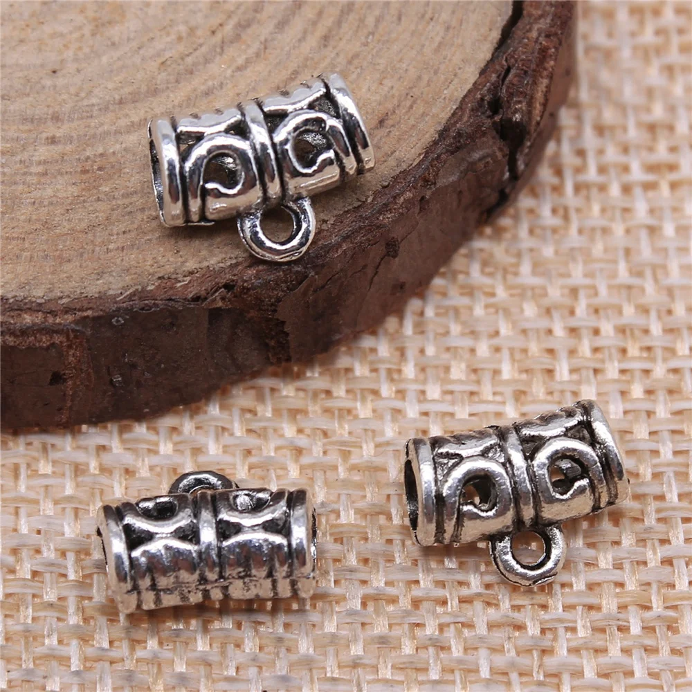 free shipping 65pcs 11x9mm antique silver Tee hanging head charms diy retro jewelry fit Earring keychain hair card pendant