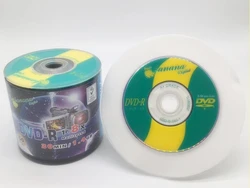 Banana Mini DVD-R 8CM puste dyski puste DVD 3 cal 1.4GB 30MIN 1-8X dla kamery VCR 50 sztuk/partia