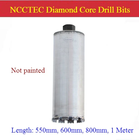 Bocados de Broca do Núcleo do Diamante Furo Concreto Reforçado da Parede Viram o Cortador Comprimento 550 mm 600 mm 800 mm m 22 24 32 40 por Muito Tempo os