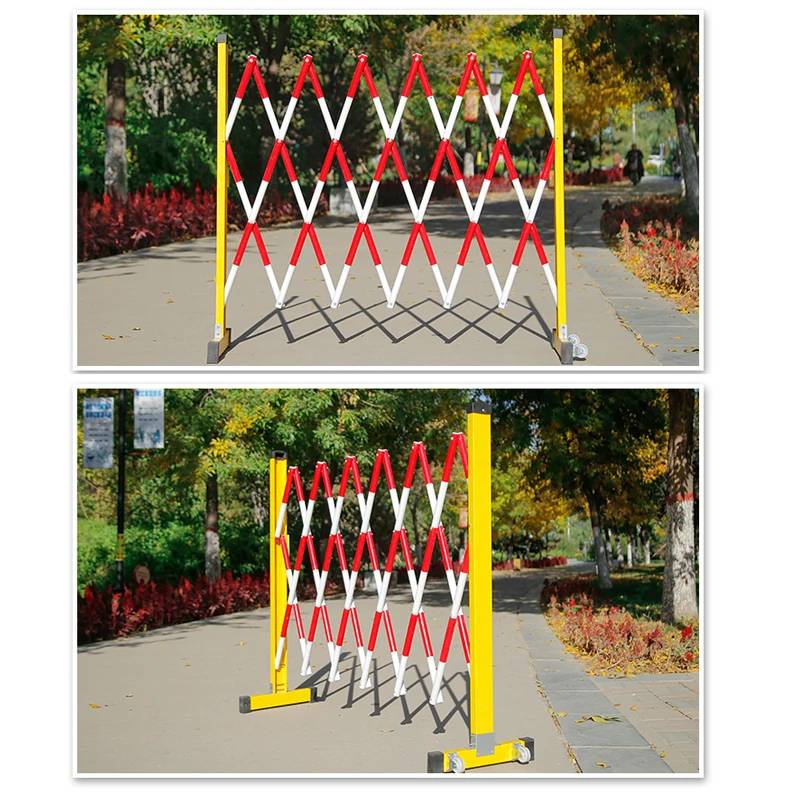 Chinese supplier FRP foldable traffic barriers expandable safety fence for Road control Traffic interception