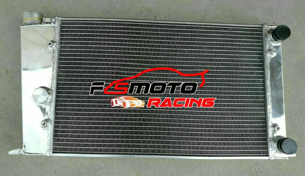Aluminum Radiator + Fan For VW GOLF MK1/CADDY/ SCIROCCO GTI SPEC 1.6 1.8