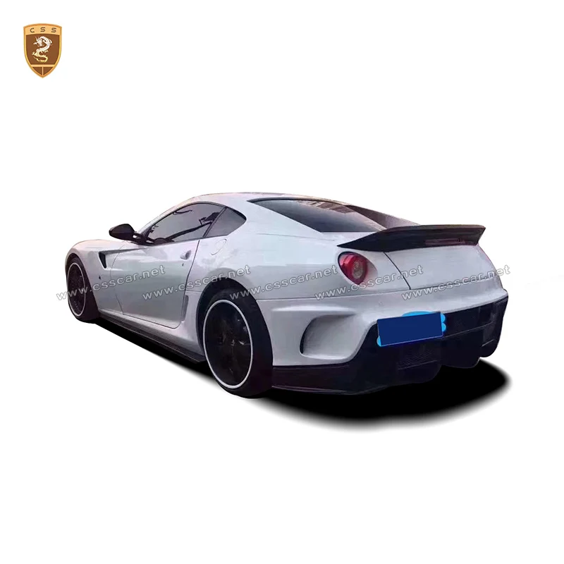 Newest Fashion Vors Style Carbon Fiber Car Spoiler Fit For Ferrari 599 Tail Wings Rear Splitter Auto Tunning Body Kit 001088