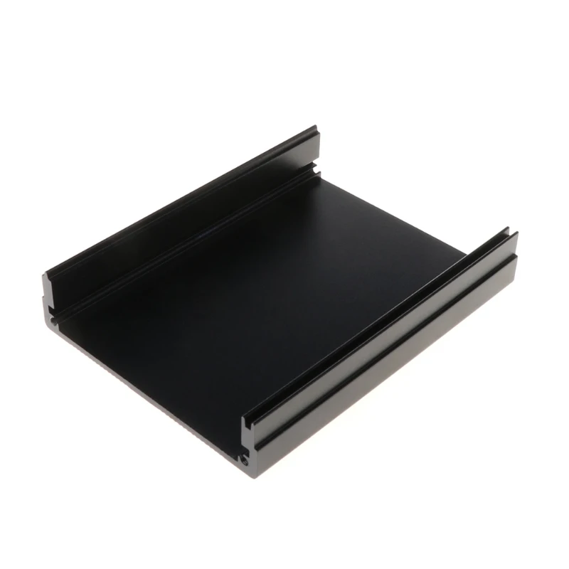 Black 100x76x35mm Corrosion Resistant Aluminum  Split Body Aluminum Box Enclosure Case Project Electronic DIY