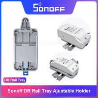 Itead Sonoff DR DIN Rail Tray Mounted Adjustable Holder Support Most Sonoff Products Basic RFR2 RFR3 POWR2 TH10/16 Dual