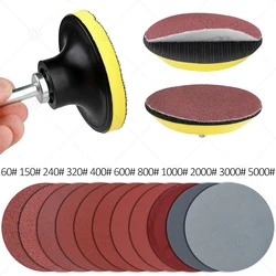 3 Inch 75MM Sandpaper Assorted Girt 60 To 5000 Sand Paper For Random Orbital Sander Car Polishing Wood Furniture Finishing 50PCS