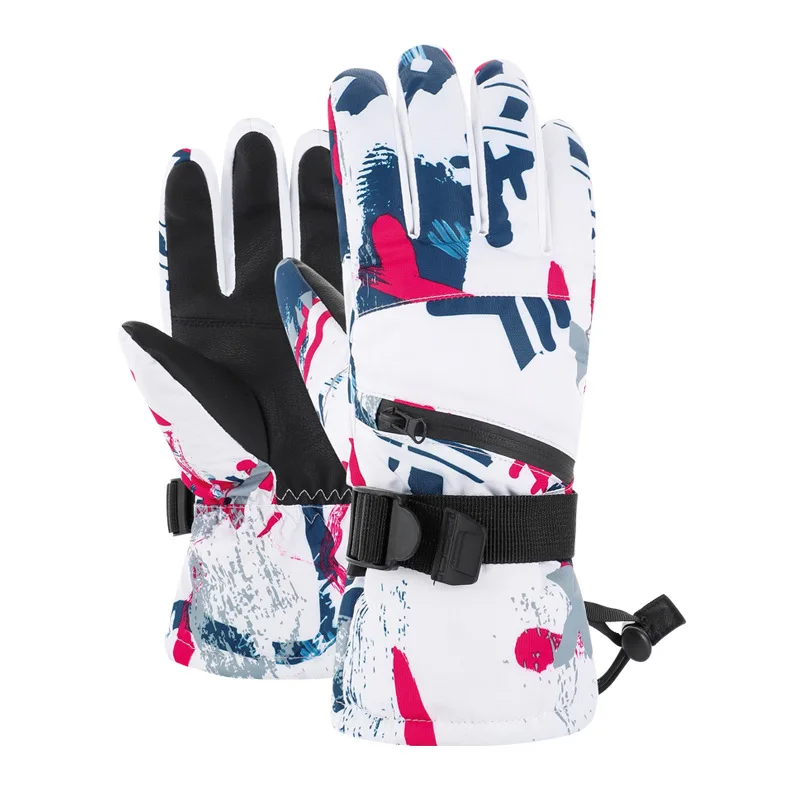 Neue Ski Handschuhe Männer Frauen Jugend Warme Winter Wasserdichte Snowboard Handschuhe Schneemobil Fahren Motorrad Touch Screen Handschuhe