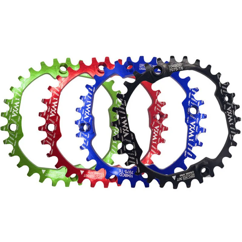 

Bicycle Crankset 104BCD Crank Round 30T Narrow Wide Chain Wheel MTB Bike Chainring Bicycle Parts