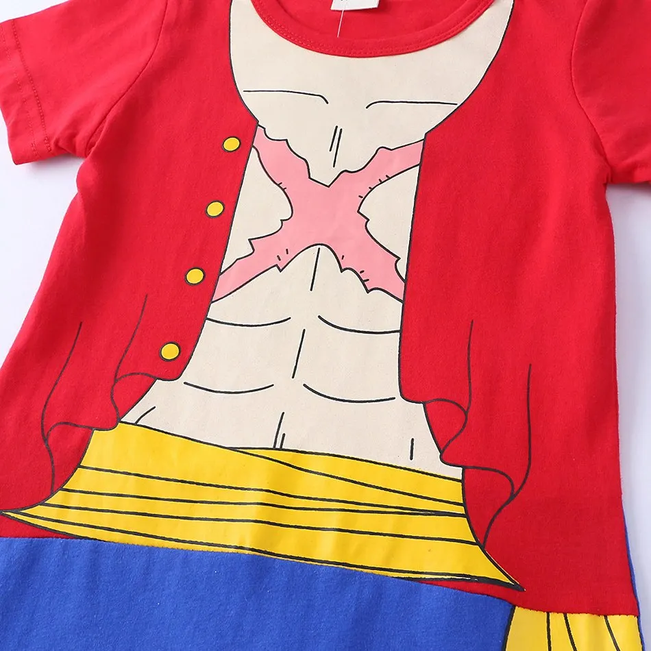 0-24M Baby Boy Clothes Akatsuki Zoro Print Babysuit Toddler Romper Summer Pullover Kawaii Infant Stuff Girls Boys Pajamas Onesie