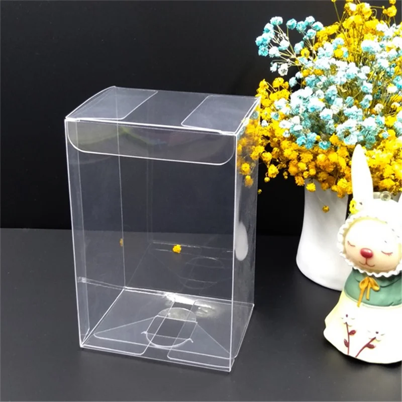 Model Toy Car Transparent PVC Box Wheel Dustproof Exhibition Bag Wedding Favor Party Gift Packaging Box Clear Display Candy Box