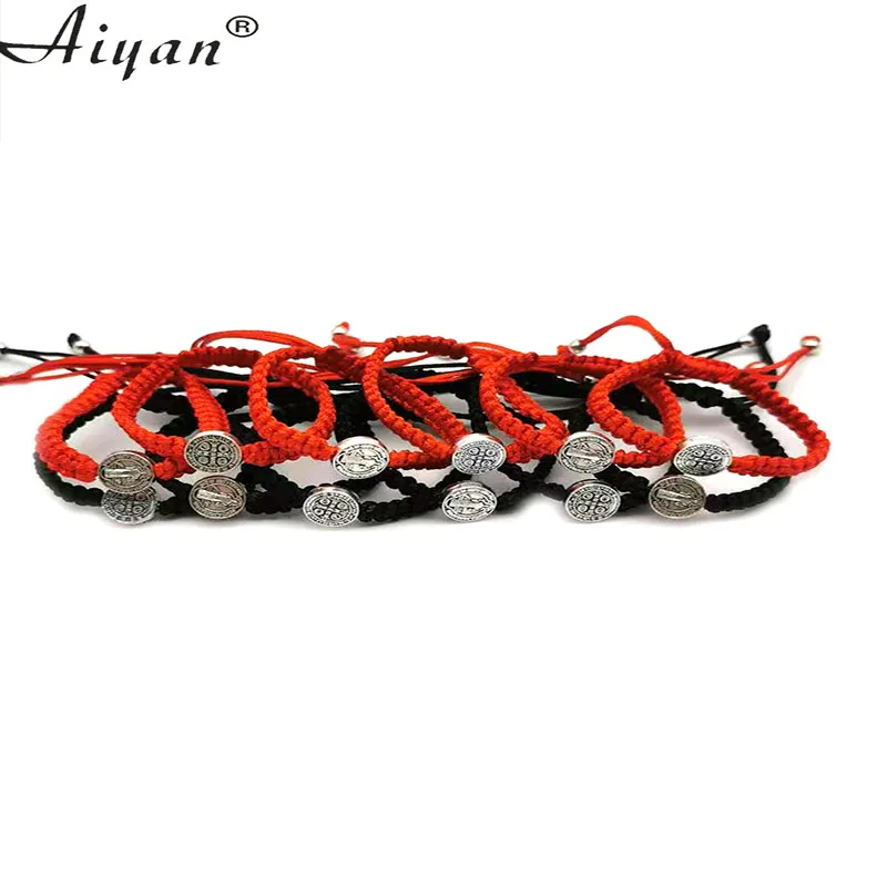 12Pieces  Baby Size  0.9Cm   Saint   Benedict    Woven    Bracelets   To   Women   And    Men   Can   Be   Given    As   a  Gift