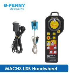 MPG Handwheel MACH3 CNC USB Electronic Manual Controller Engraving machine Fittings interface board Pulse generator