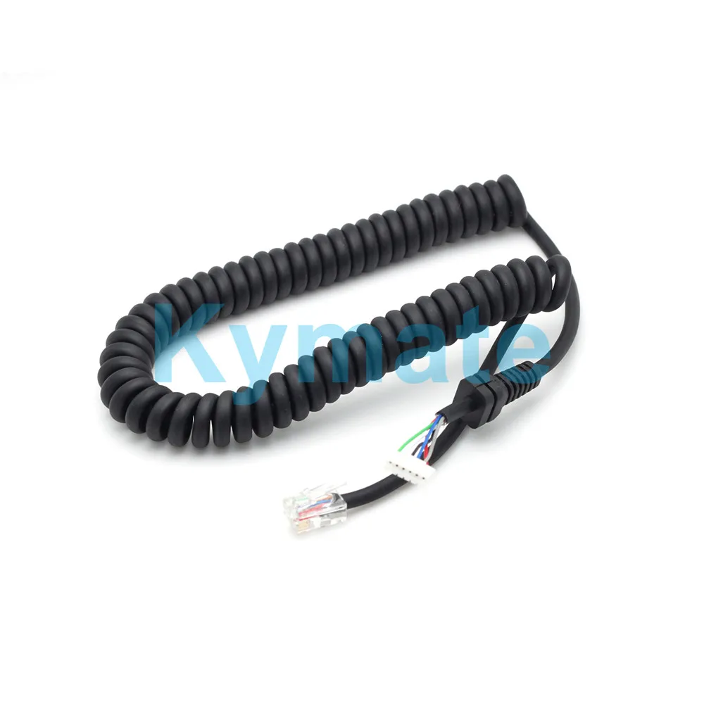 

Mic Cable Cord Wire for Yaesu MH-48A6J MH-42B6J Microphone for FT-7800/8800 FT-8900R Car Radio Speaker CABLE