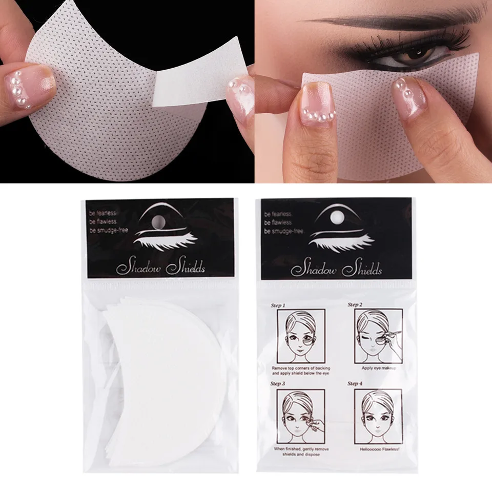 

10PCS/Bag Eyeshadow Shields under Eyes Disposable Eye Patch for Eye Shadow Eyeliners Lips Cleaning Application Makeup Tools