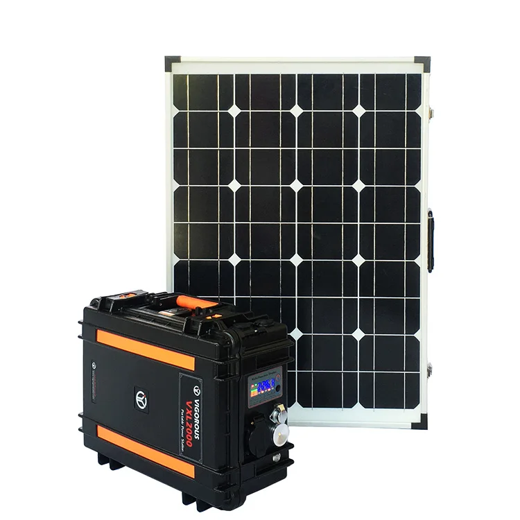 2000W Solar Home Power lithium-Batterien Tragbare Power Station Solar Generator Mppt Ladegerät Mit Faltbare Solar Panel