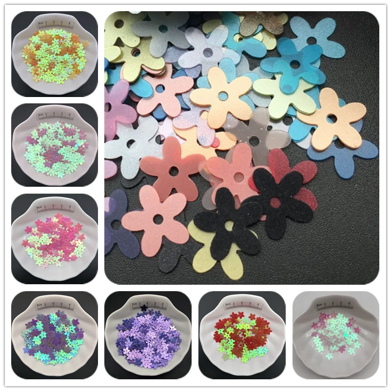 30g Flat 10mm Flower Loose Sequins Paillettes For Sewing ,Shoes,Hat,Kids DIY,Crafts Accessories Wholesale