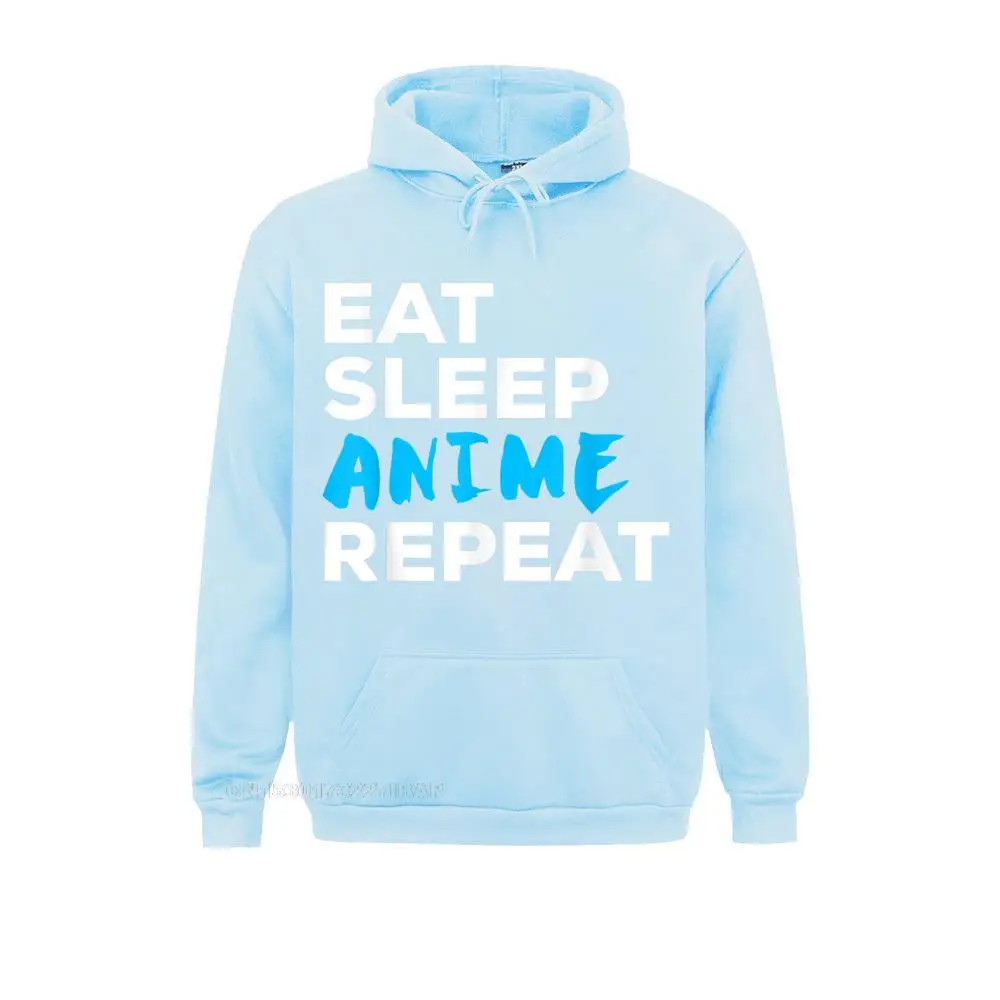 Funny Eat Sleep Anime Repeat Hoodie Gift Hip Hop Long Sleeve Hoodies Young Sweatshirts England Style Clothes 2021 New Fashion