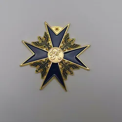 German Prussia Black Medal Badge Lapel Pins Metal Badge Medal Souvenir Collection
