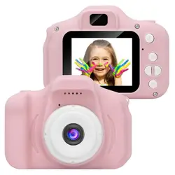 Kids Mini Digital Camera 2.0 Inch 8MP HD Screen 1080P Video Recorder Camcorder Language Switching Timed Shooting