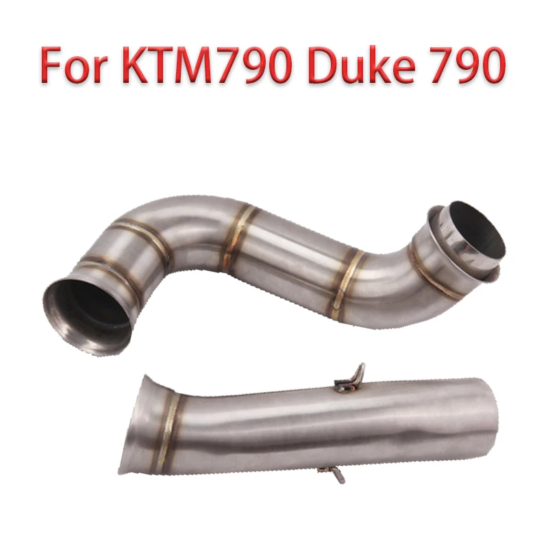 Slip On For KTM790 Adventure 2018 2019 2020 Years Motorcycle Exhaust Escape Middle Link Pipe Motorcycle Silencer Muffler