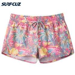 Short de plage à séchage rapide pour homme et femme, maillot de bain pour Couple, motif cocotiers, pour la course, le surf