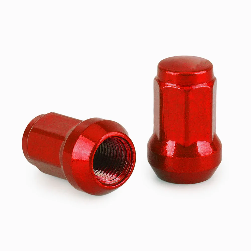 20PCS M12*1.5 M12*1.25 Iron Heptagonal Wheel Rays Lock Lug Nuts Length 32MM Closed End lug nut For Honda For Ford