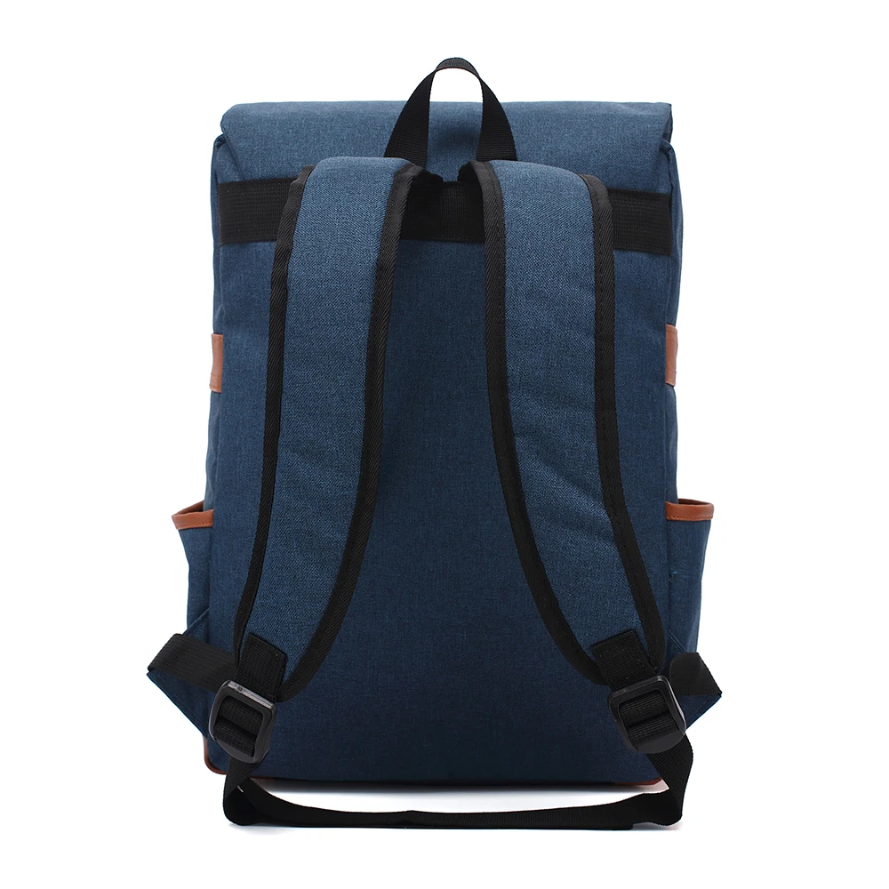 2024 New Custom Fashion Retro Laptop Backpack Nylon Travel Bag Female Outdoor Backpack Casual Male Canvas Bag Youth School Bag