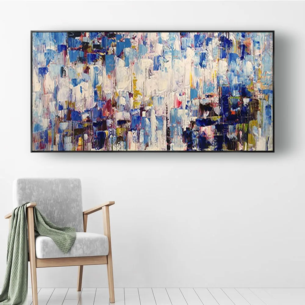 

100% Hand-Painted Abstract Landscape Oil Paintings On Canvas Modern Wall Pictures For Living Room Bedroom Home Decor Art Mural