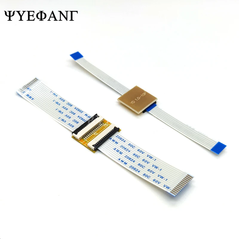 

1Pcs FFC FPC Extension PCB Pitch 1.0mm Socket + 2pcs 1.0mm Pitch 50/100/200mm Length FFC Cable 6 8 10 12 14 16 20 24 30P Type A