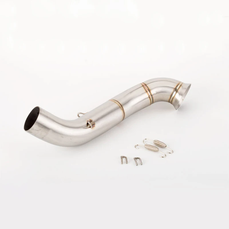 For DUKE 690 2013-2020 51mm Motorcycle Exhaust Middle Link Pipe Slip on Muffler Escape Moto Connect Tube for DUKE 690