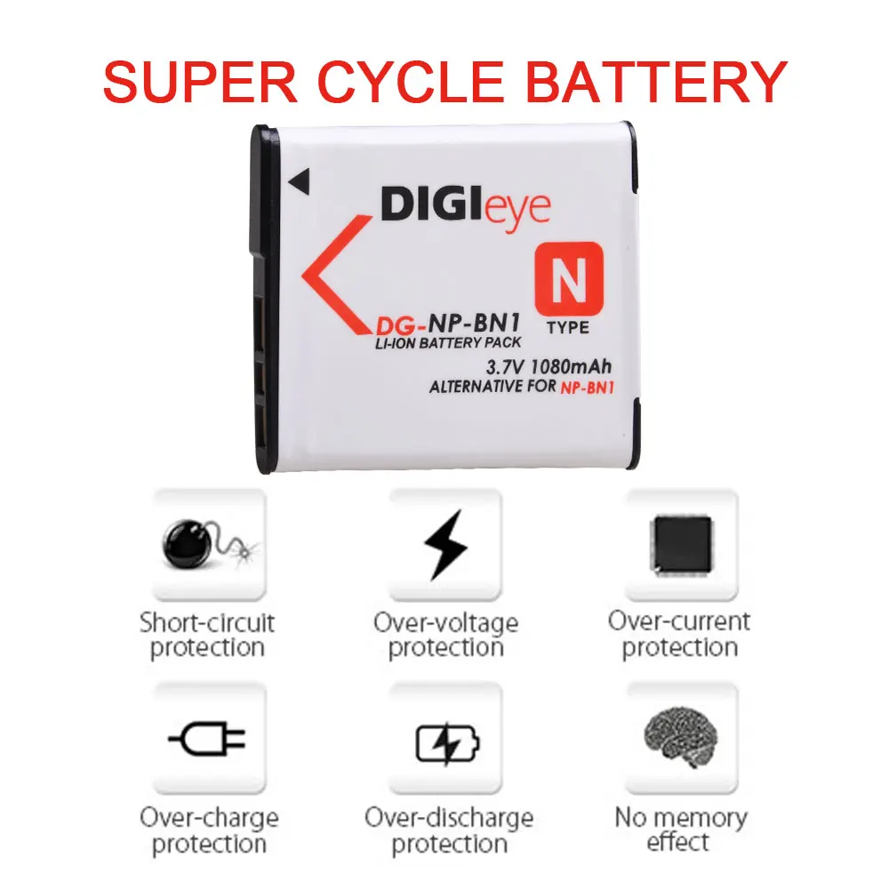 For Sony NP-BN1 NP BN1 np bn1 battery compatible with Sony DSC-W800,DSC-WX220,DSC-W830,DSC-W810,DSC-QX30,DSC-QX100,DSC-QX10