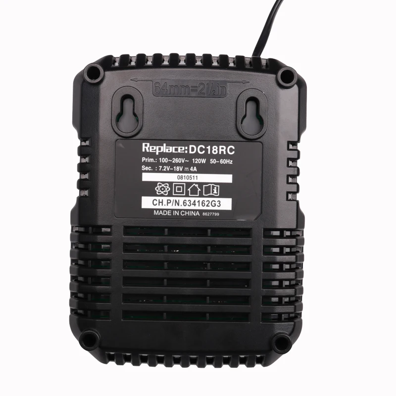 Batería de iones de litio para herramientas eléctricas, cargador con salida 4A, DC18RC, 7,2 V-18V, reemplazo para Makita BL1830, BL1840, BL1850, BL1815, BL1430