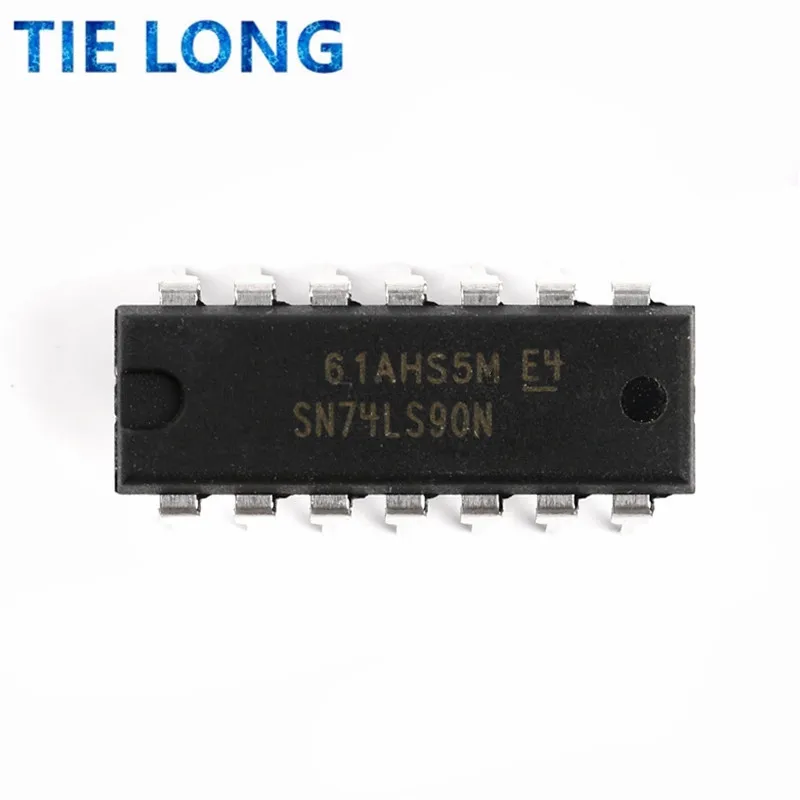 10PCS HD74LS90P DIP14 HD74LS90 DIP SN74LS90N 74LS90 SN74LS90 74LS90N new and original IC