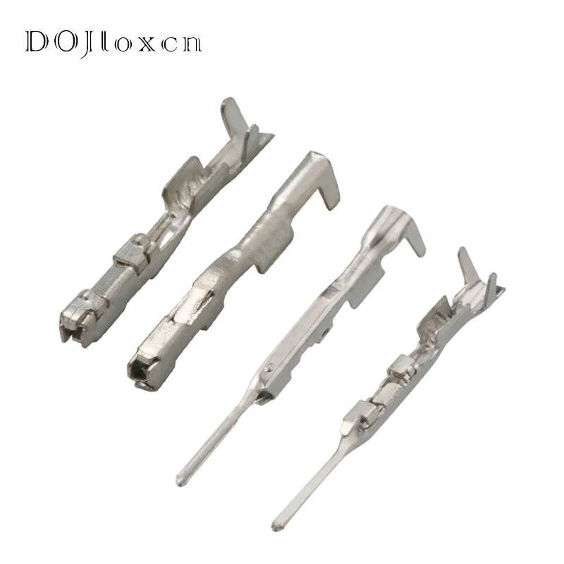 50/100/200/500 Pcs  8100-3617 Automotive Wiring Connector Metal Pins Splice Crimp Terminals Plug-in Copper Terminal 0.6/2.0mm