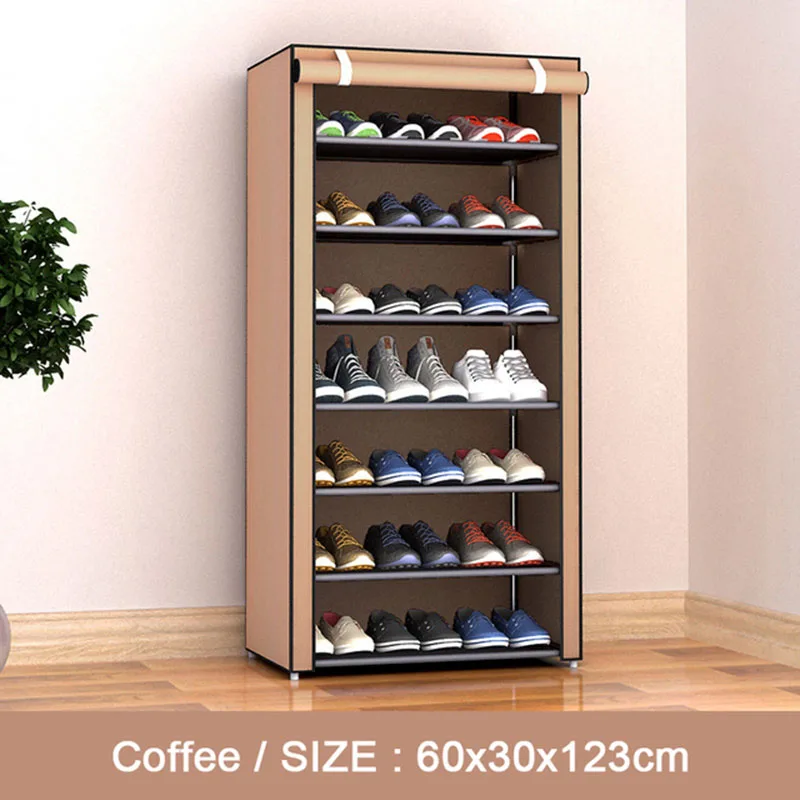 Multi-layer Simple Shoe Cabinet DIY Assembled Space-saving Szafki na Buty Shelf Home Dorm Storage Close Dustproof Szafka na Buty