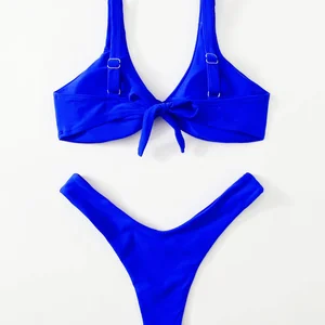 ZTVITALITY SOLID SEXY BIQUINI 2021 HOT SALE HIGH LEG PUSH UP BIKINI BRAZILIAN BRAZILIAN BATH BATH 11 Main Sales Bikini with Bunda Fill - №4