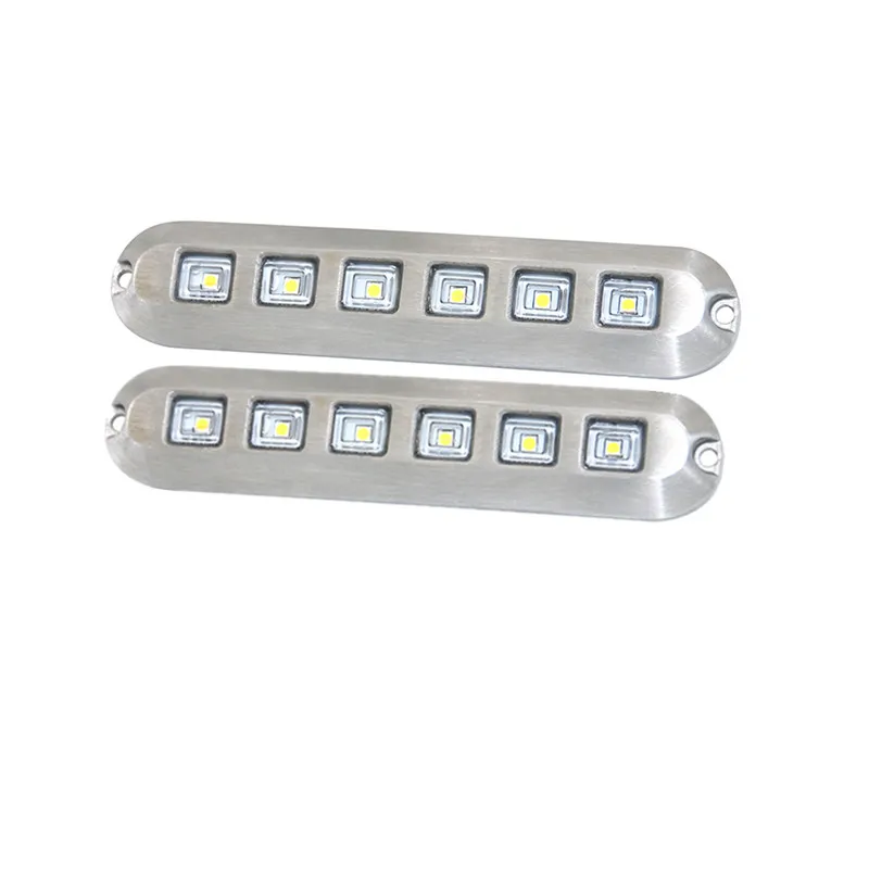 

DY-SL120 6W 12W 18W RGB RGBW White One Pair IP68 12-15V Step Stair Pathway Submarine Boat Dock Marine LED Underwater Light