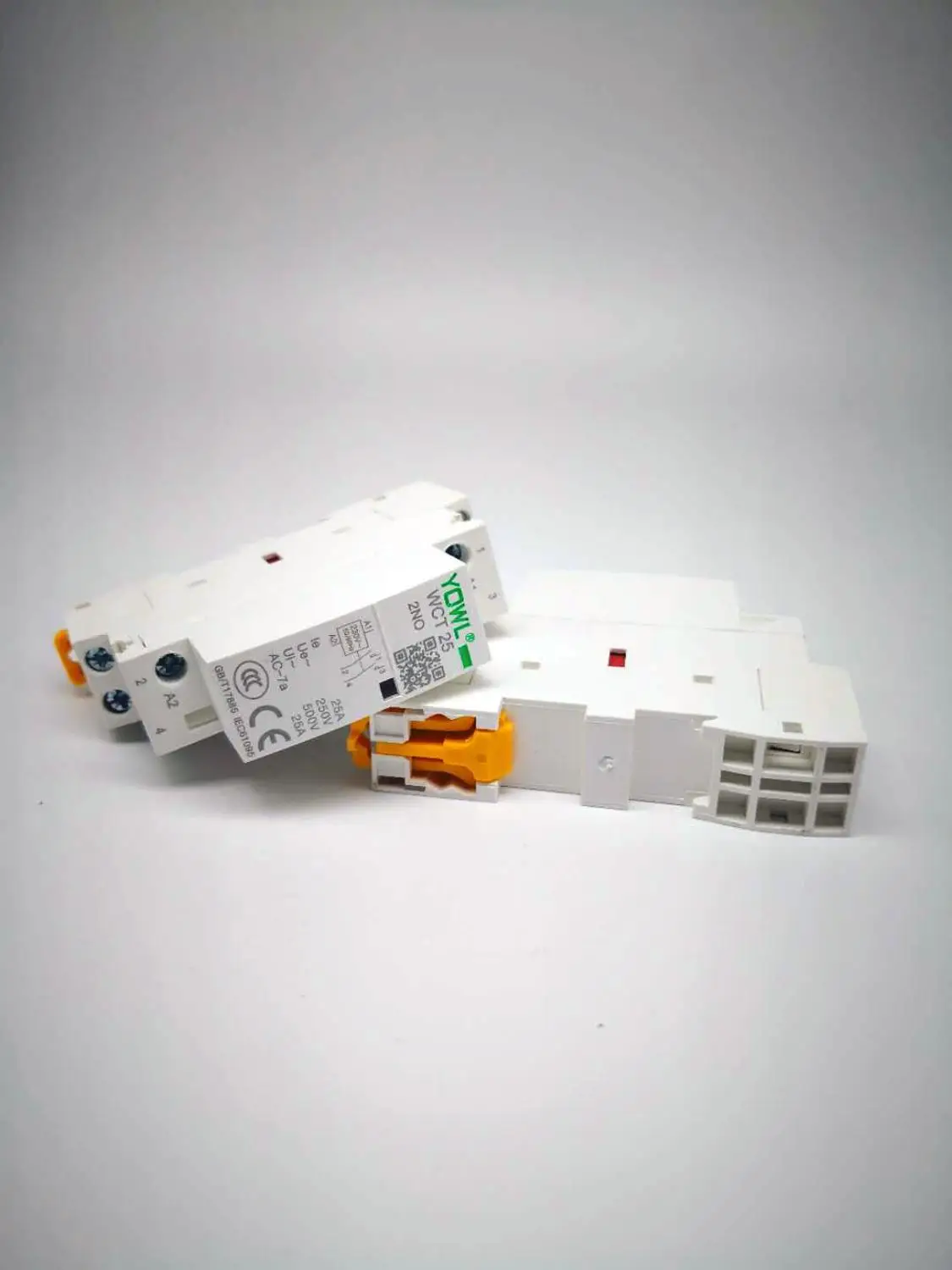 قواطع معيارية 1-25 2P 16A 20A 25A 220V/230V 50/60HZ ، موصل معياري 2NO 1NO1NC 2NC ، وحدة اتصال منزلية CT