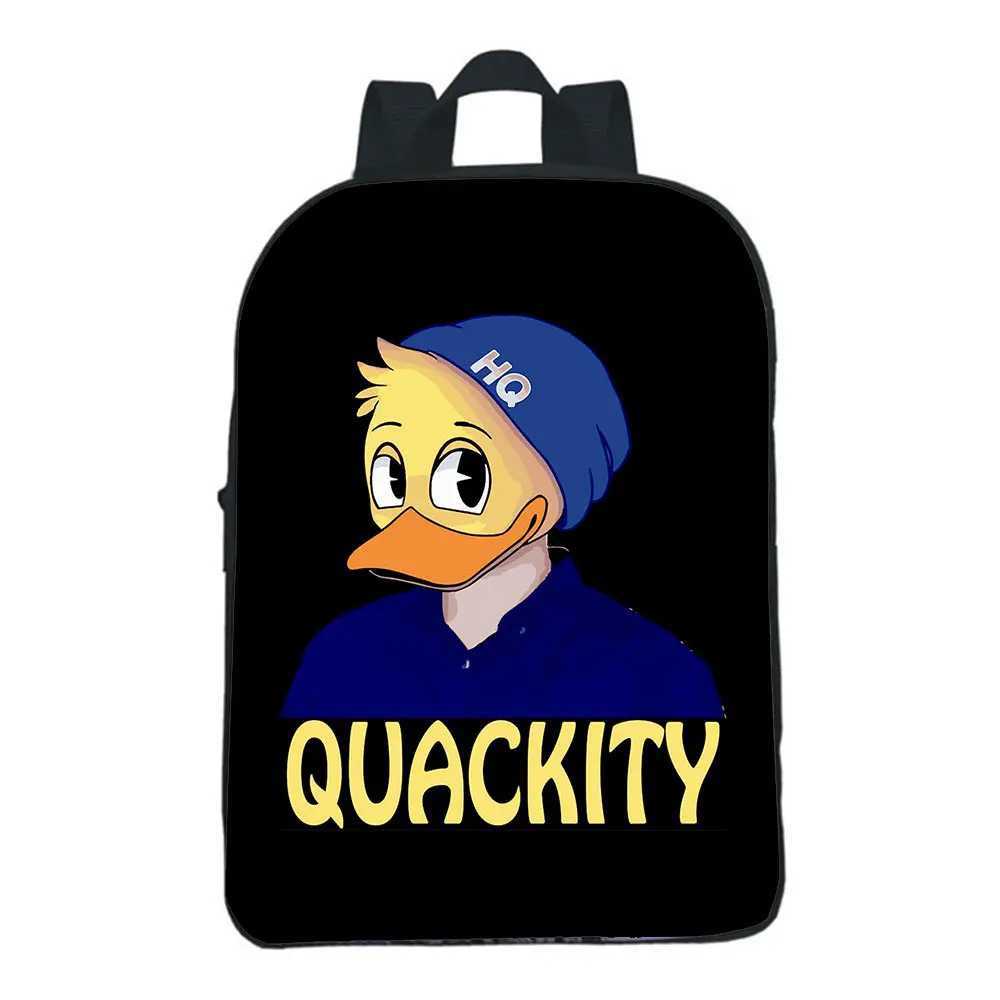 Quackity My Beloved Backpack Kids Kindergarten Bags Girls Boys Daily School Bag Childs Toddler Cartoon Rucksack Mochila 12 Inch