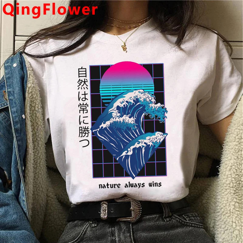 Vaporwave Harajuku Ullzang 90s T Shirt Women Y2K Aesthetic Hip Hop T-shirt Graphic Fashion Summer Tshirt Grunge Top Tees Female