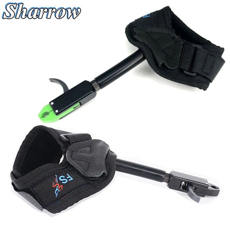 

Archery Compound Bow Release Shooting Arrow Trigger Caliper Aid Durable Strength Saving Trigger Wristband For Bow and Arrow